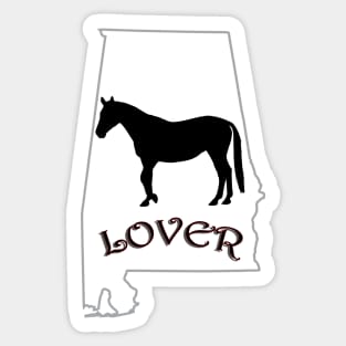 Alabama Horse Lover Gifts Sticker